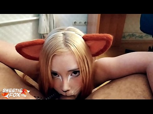 ❤️ Kitsune هن جي وات ۾ ڊڪ ۽ ڪم نگل مقعد فحش